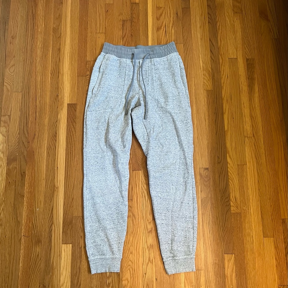 Lululemon At Ease Joggers XS Heathered Melody Light Grey